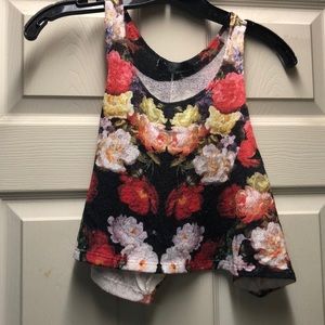 Flowy Floral Crop Top